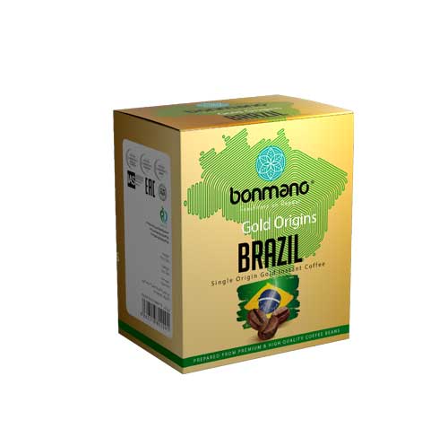 قهوه فوری گلد برزیل (ساشه‌ای)  بن مانو